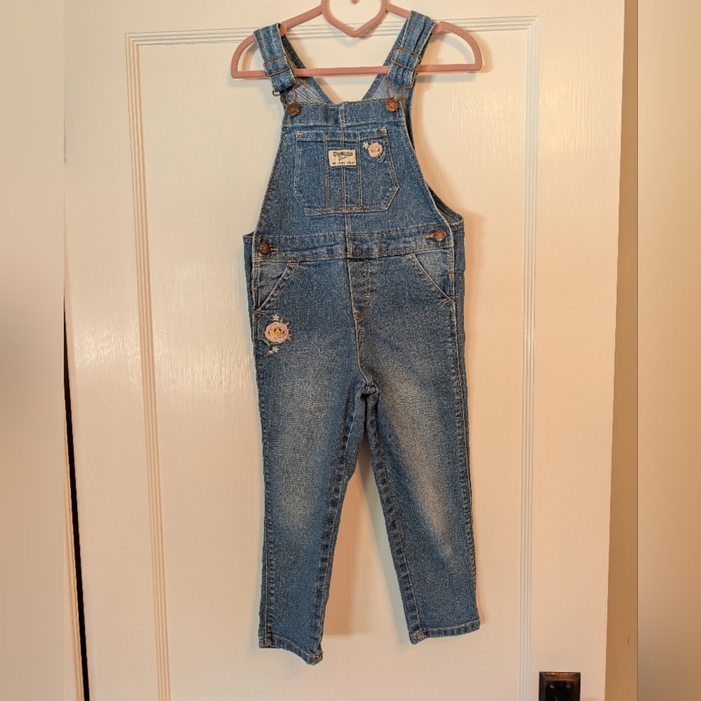 Oshkosh Girls Overalls Floral 4t